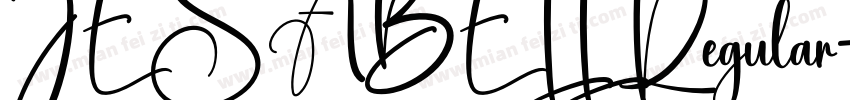 JESABELL Regular字体转换